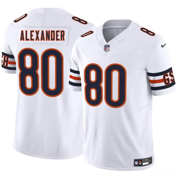 Chicago Bears #80 Maurice Alexander White 2025 F.U.S.E. Vapor Stitched Jersey - Zenithce