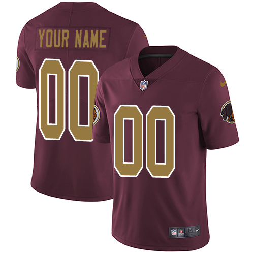 Washington Football Team Customized Burgundy Red Limited Stitched Jersey - Zenithce