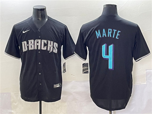 Arizona Diamondbacks #4 Ketel Marte Black Stitched Jersey - Zenithce