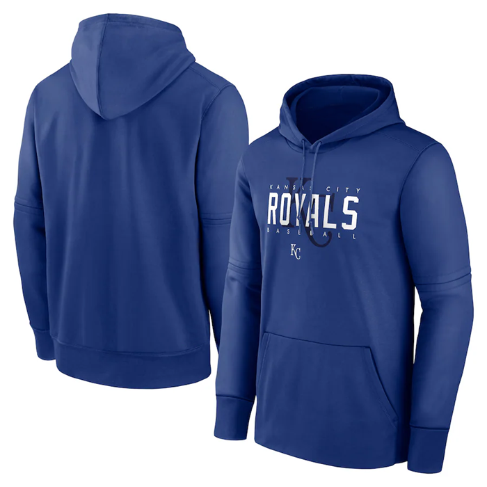 Kansas City Royals Royal Pregame Performance Pullover Hoodie - Zenithce