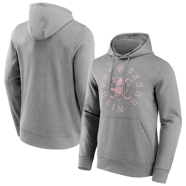 Anaheim Ducks Grey Hoodie - Zenithce