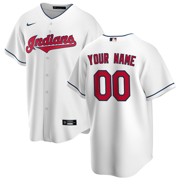 Cleveland Guardians Active Custom White Baseball Stitched Jersey - Zenithce