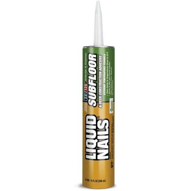 Liquid Nails Subfloor Deck Construction Adhesive - Zenithce