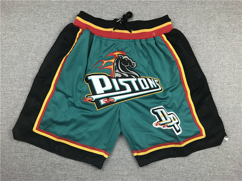 Pistons Green Pockets Just Don Mesh Shorts - Zenithce