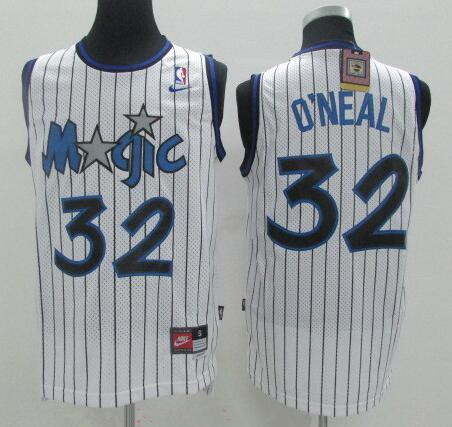 Orlando Magic #32 Shaquille O'neal White Stitched Swingman Jersey - Zenithce