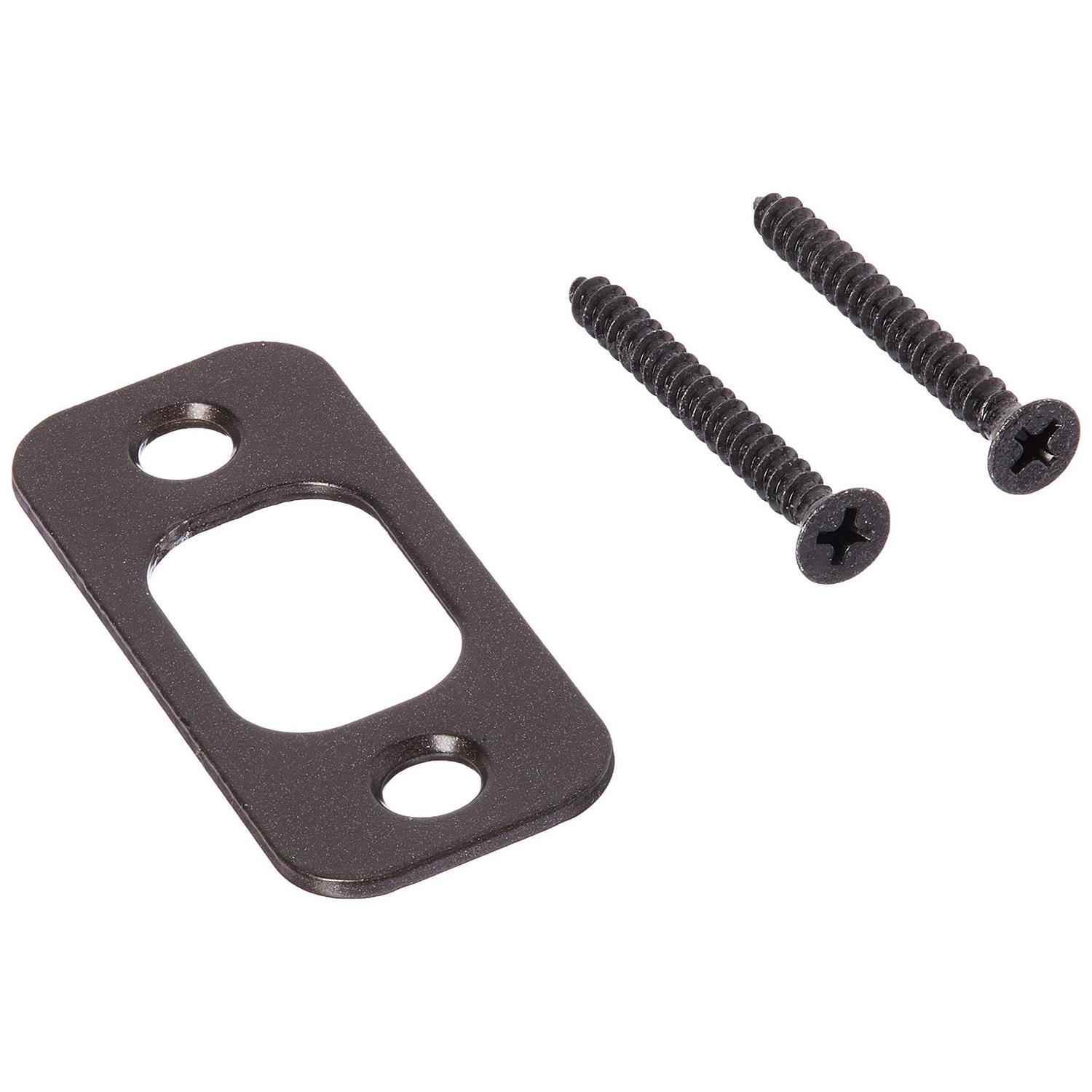 Kwikset 85063 1 x 2-1/4 Radius Corner Deadbolt Strike Finish - Zenithce