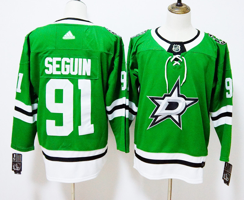 Dallas Stars #91 Tyler Seguin Green Stitched Adidas Jersey - Zenithce
