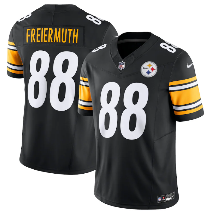 Pittsburgh Steelers #88 Pat Freiermuth Black 2023 F.U.S.E. Vapor Untouchable Limited Jersey - Zenithce