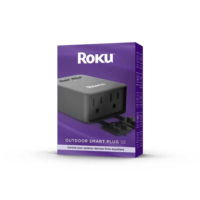 Roku Smart Home Indoor Smart Plug SE with Custom Scheduling, Remote Power, and Voice Control - Zenithce