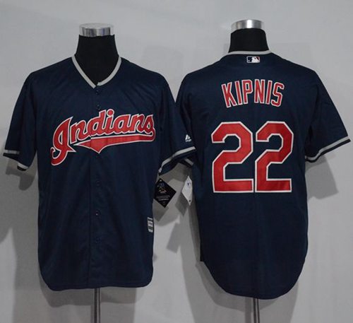 Indians #22 Jason Kipnis Navy Blue New Cool Base Stitched Jersey - Zenithce