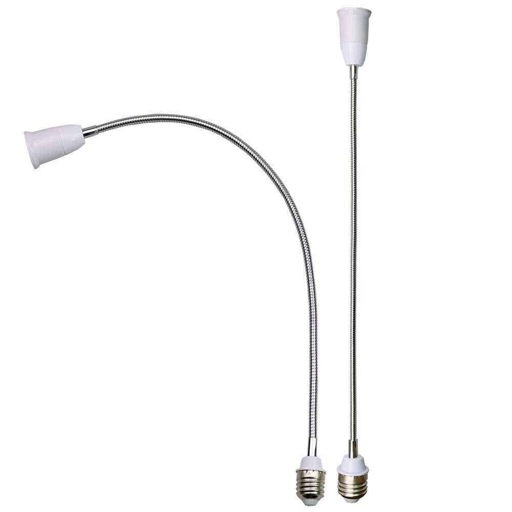 E26/E27 Light Socket Extender 4.5 Inch Extension,Adjustable Vertical 90°Horizontal 360° - Zenithce