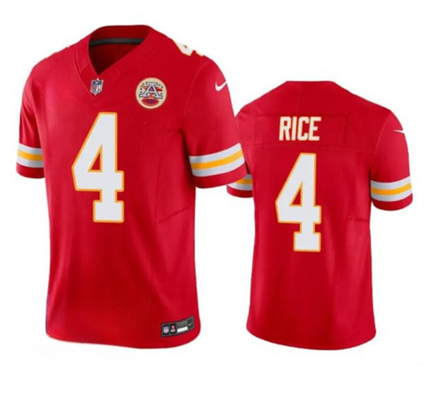 Kansas City Chiefs #4 Rashee Rice Red 2024 F.U.S.E. Vapor Untouchable Limited Stitched Jersey - Zenithce
