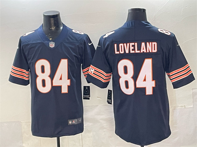 Chicago Bears #84 Colston Loveland Navy Vapor Untouchable Stitched Jersey - Zenithce