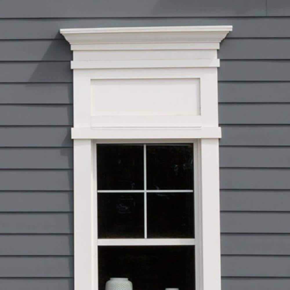 Veranda 1 in. x 8 ft. White PVC Trim - Zenithce