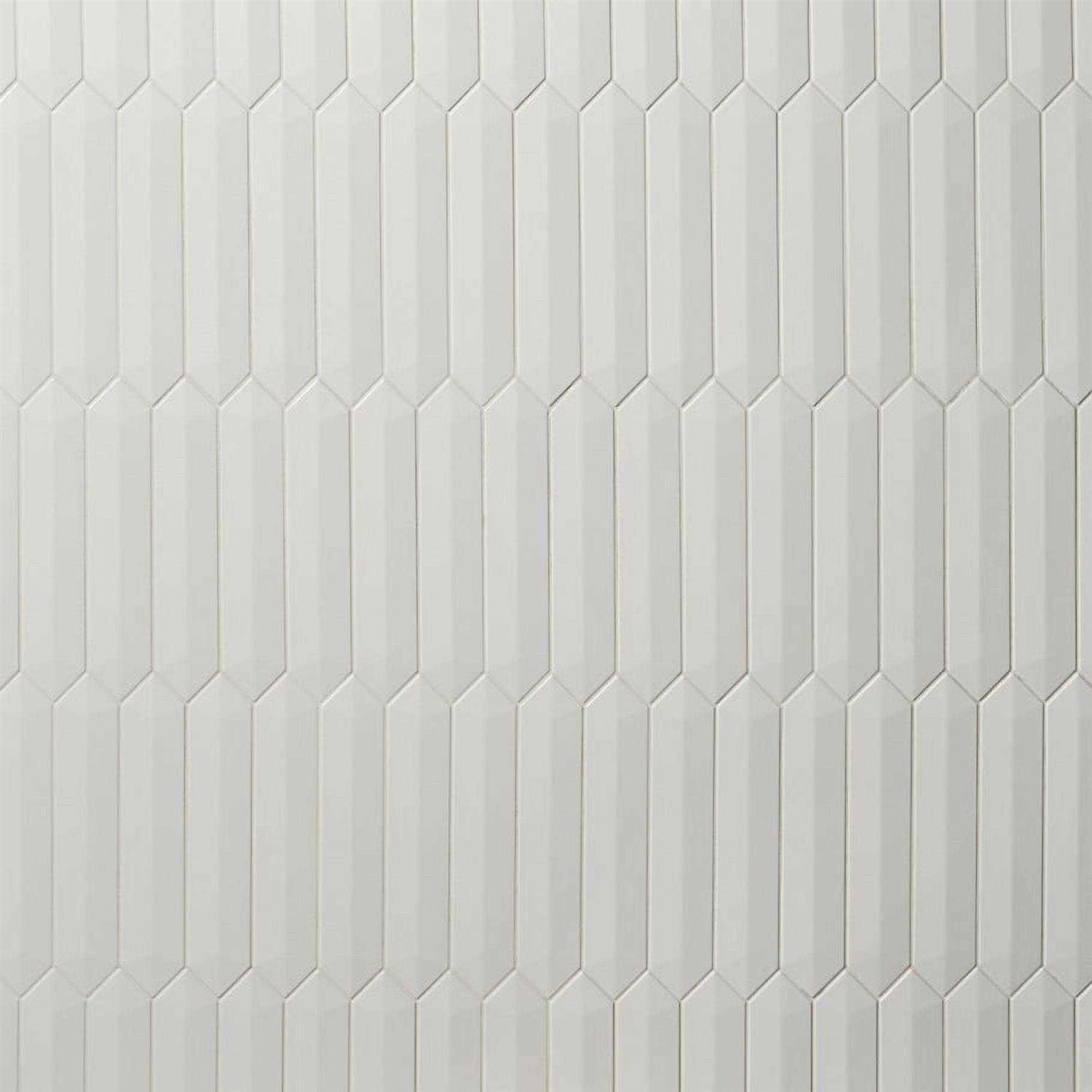 Ivy Hill Tile Axis 2.6 in. x 13 Polished Picket Ceramic Wall Tile - Zenithce