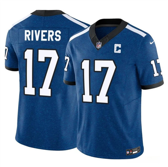Indianapolis Colts #17 Philip Rivers Blue 2025 F.U.S.E. Throwback Vapor Limited Stitched Jersey - Zenithce
