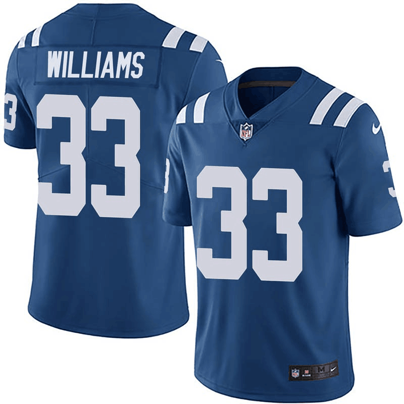 Colts #33 Jonathan Williams Blue Vapor Untouchable Limited Stitched Jersey - Zenithce