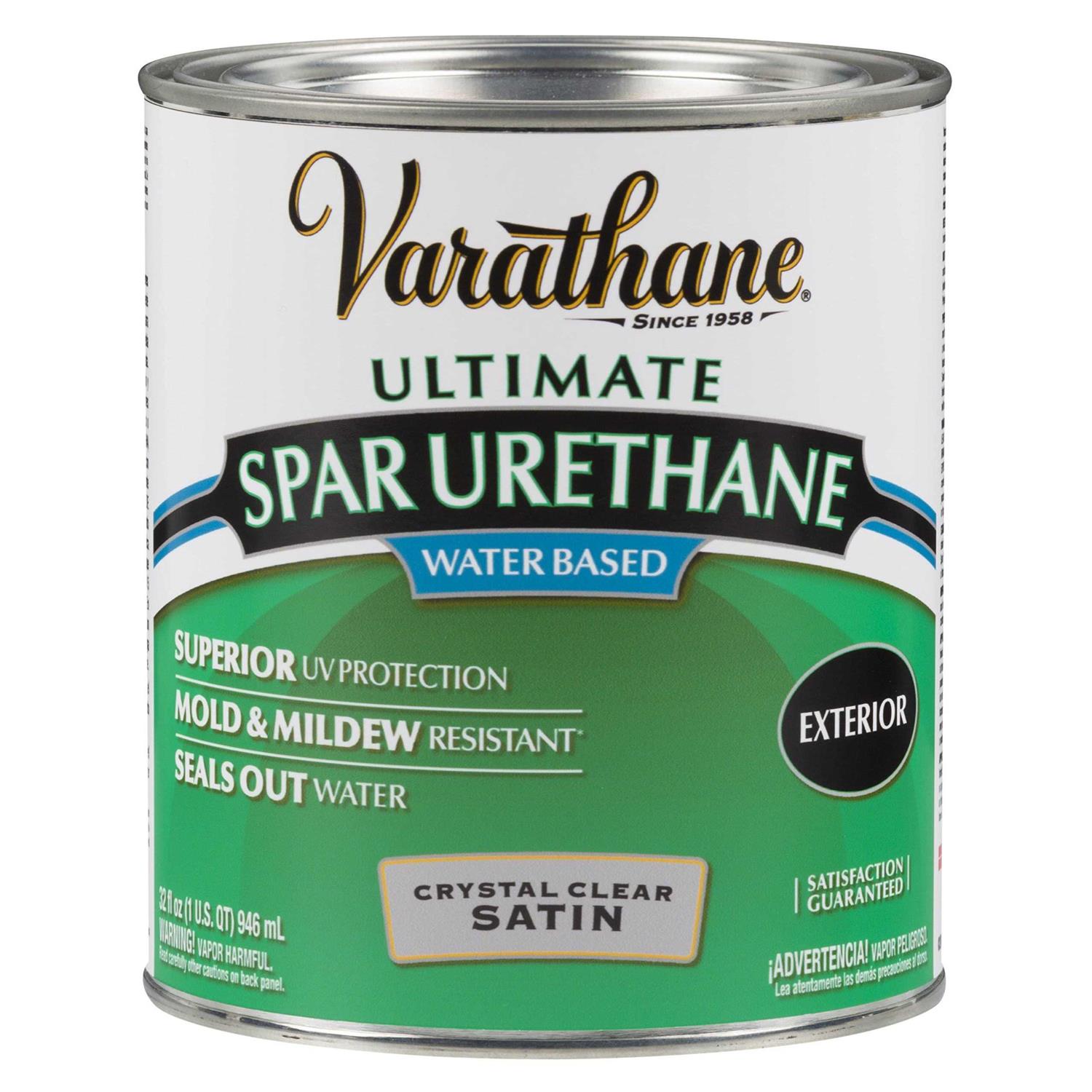 Varathane Satin Clear Exterior Spar Urethane - Zenithce