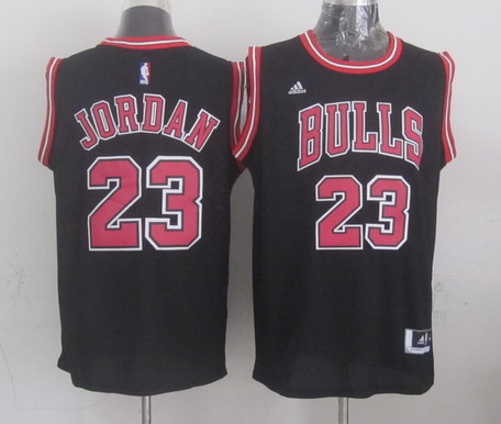 Chicago Bulls #23 Michael Jordan Revolution 30 Swingman 2014 New Black Jersey - Zenithce