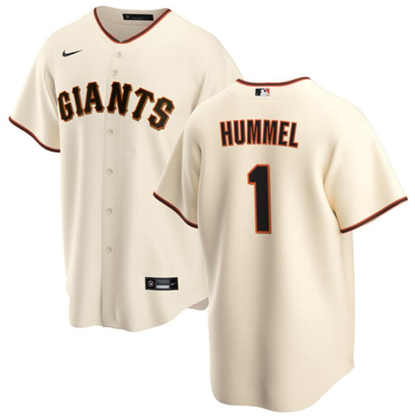 San Francisco Giants #1 Cooper Hummel Cream Cool Base Stitched Jersey - Zenithce