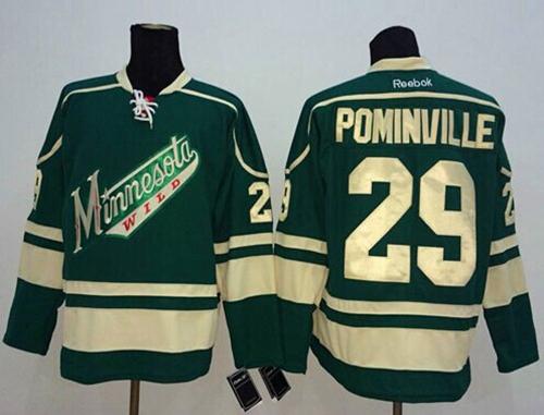 Wild #29 Jason Pominville Green Stitched Jersey - Zenithce