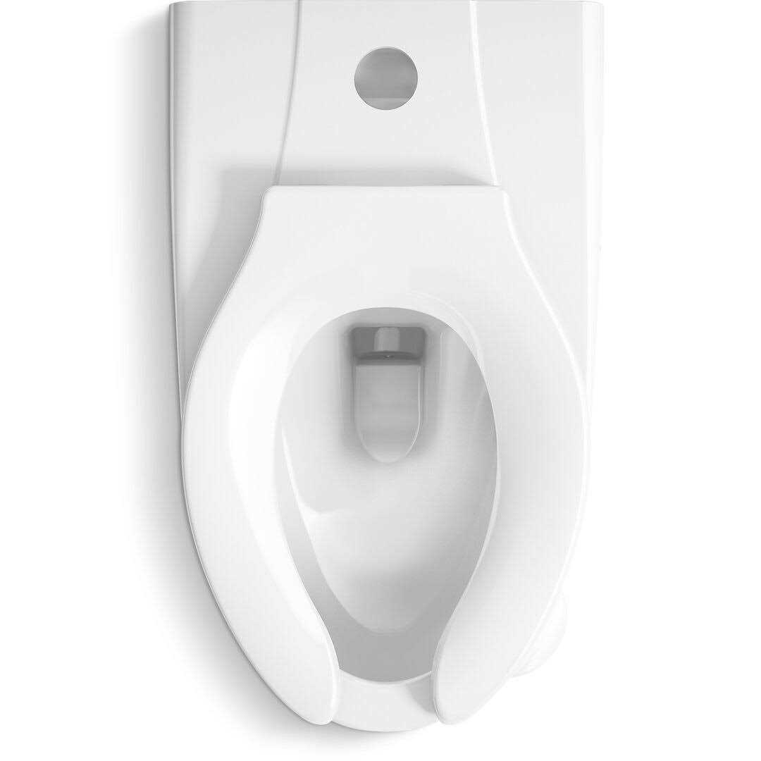 KOHLER Kingston The Complete Solution Two-Piece Elongated chair Height 1.28 gpf chair-Height Toilet K-26077-0 - Zenithce