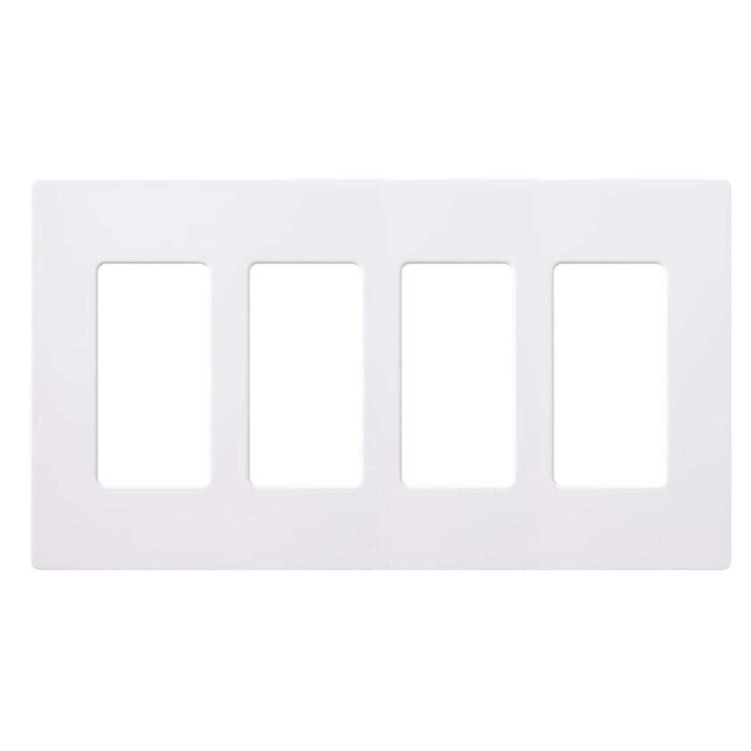 Lutron Claro 4-Gang CW-4-WH - Zenithce