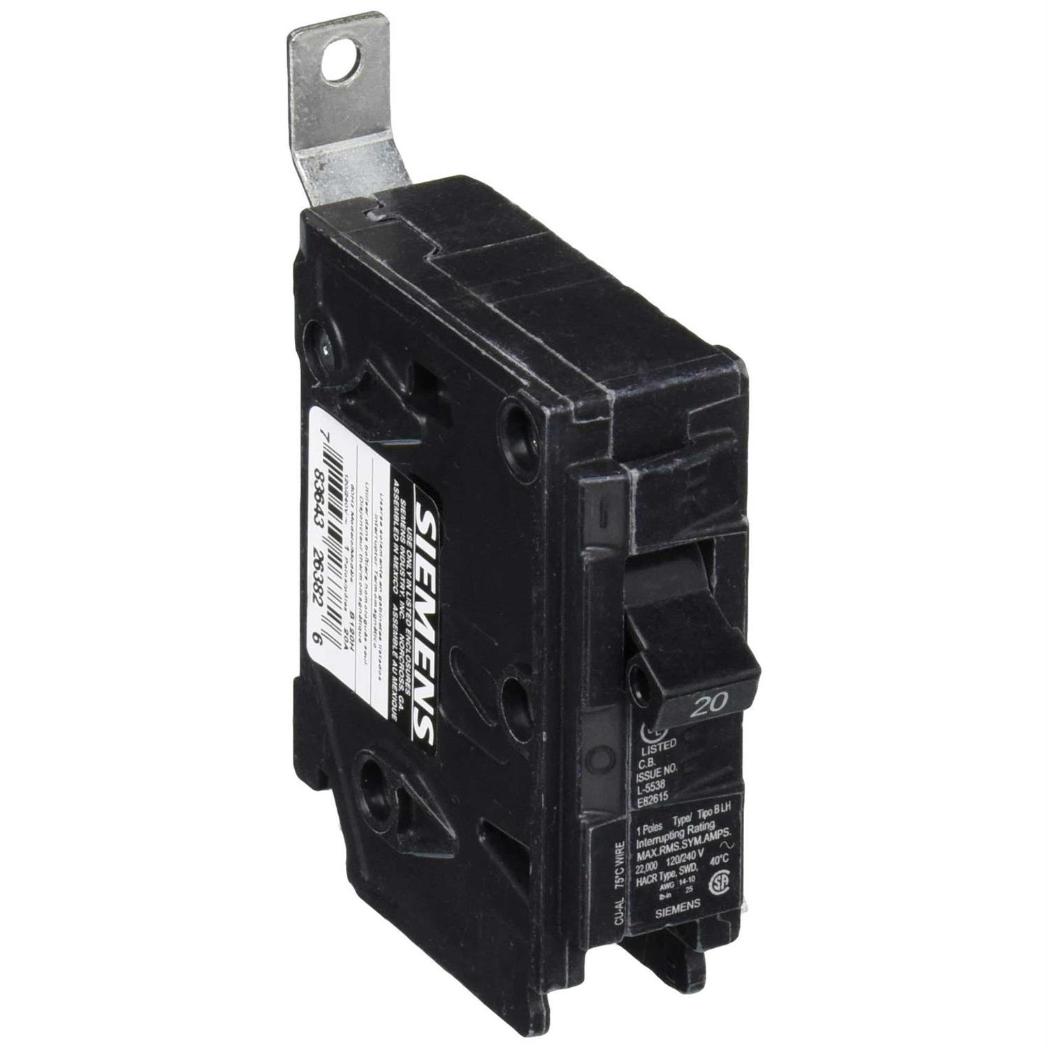 Siemens B120 Circuit Breaker - Zenithce