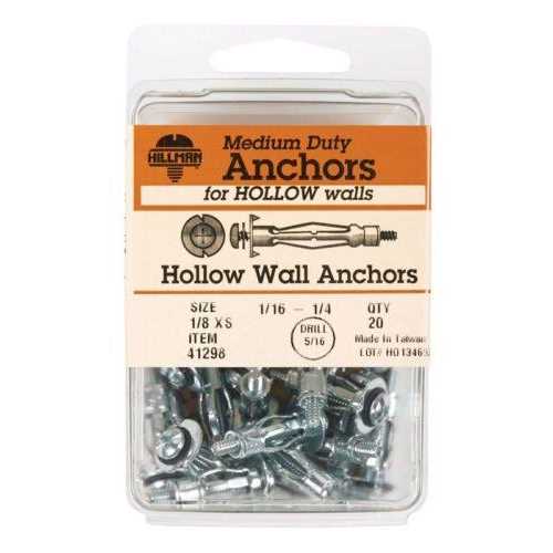 Hillman 4 Count 20lb Wide Channel Mirror Clips - Zenithce