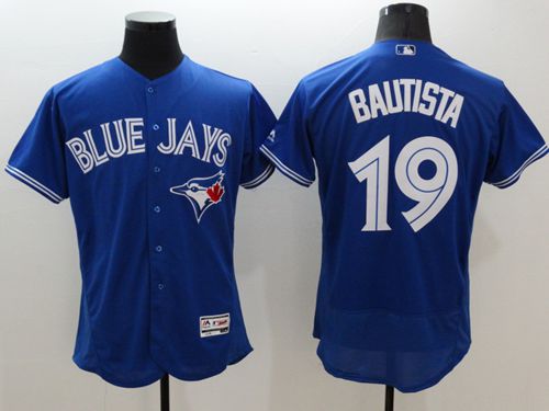 Blue Jays #19 Jose Bautista Blue Flexbase Authentic Collection Stitched Jersey - Zenithce
