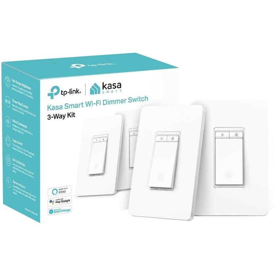 Kasa Smart WiFi Light Switch 3-Way Dimmer KIT - Zenithce