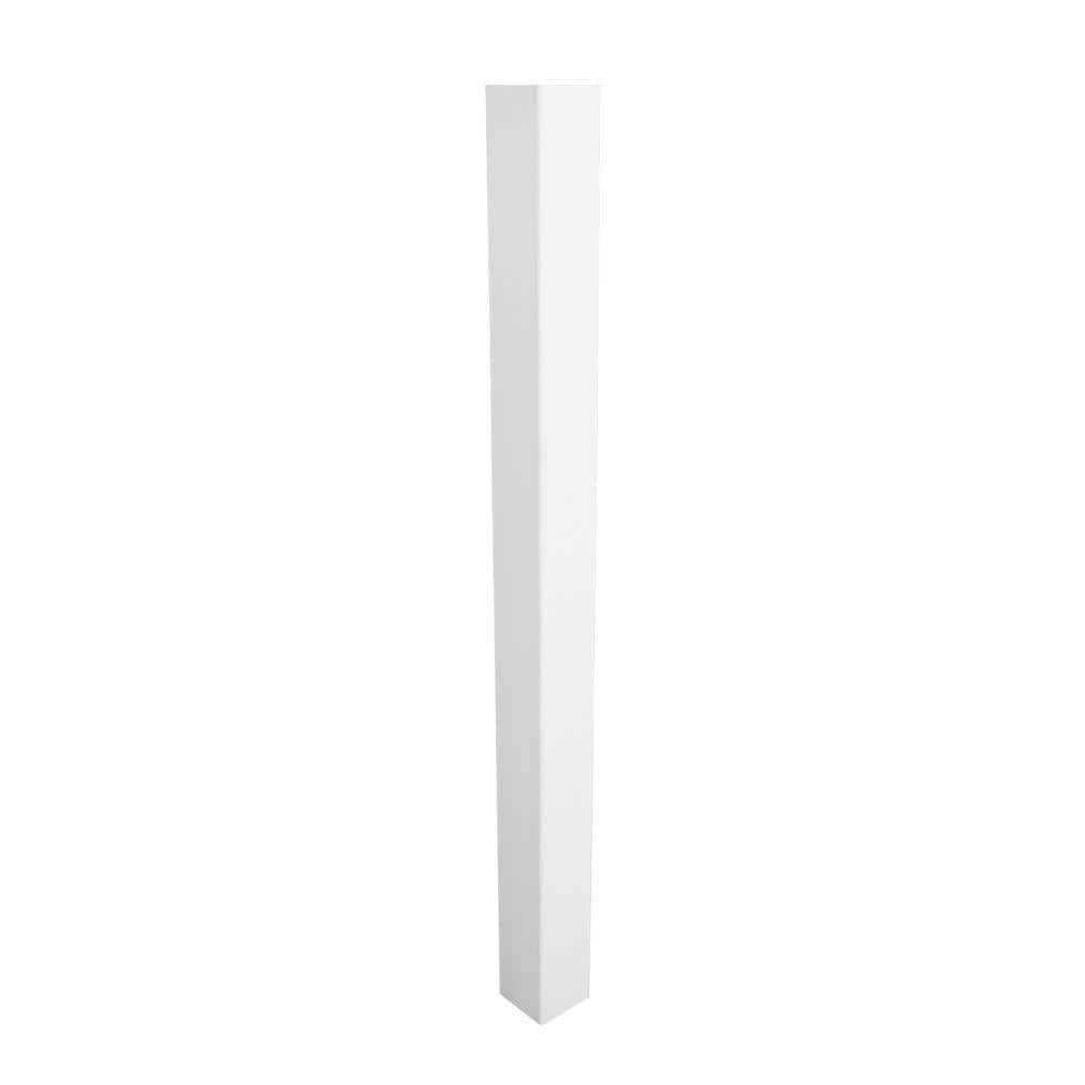 Weatherables 5 in. x 5 in. x Vinyl Fence Post - Zenithce
