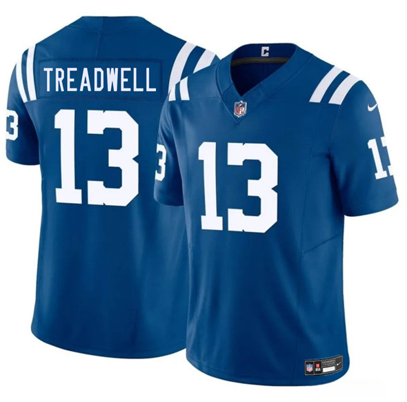 Indianapolis Colts #13 Laquon Treadwell Blue 2025 F.U.S.E. Vapor Limited Stitched Jersey - Zenithce