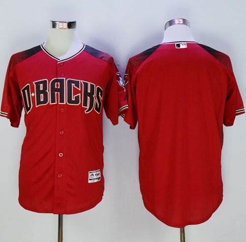Diamondbacks Blank Red Brick New Cool Base Stitched Jersey - Zenithce