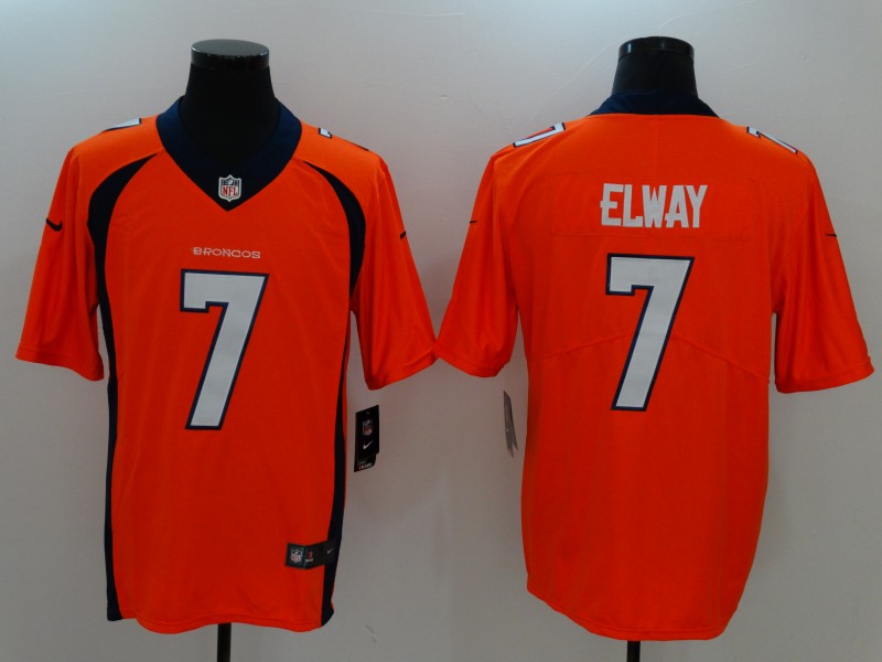 Denver Broncos #7 John Elway Orange Vapor Untouchable Player Limited Jersey - Zenithce