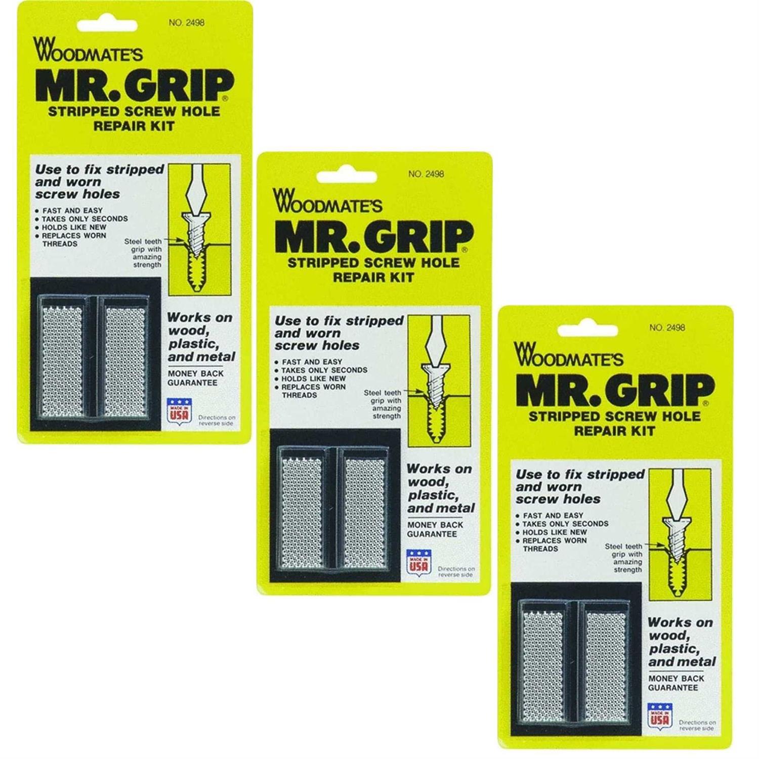 Woodmate 2498 Mr Grip Screw Hole Repair Kit - Zenithce