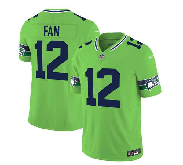 Seattle Seahawks #12 Fan 2023 F.U.S.E. Green Limited Stitched Jersey - Zenithce