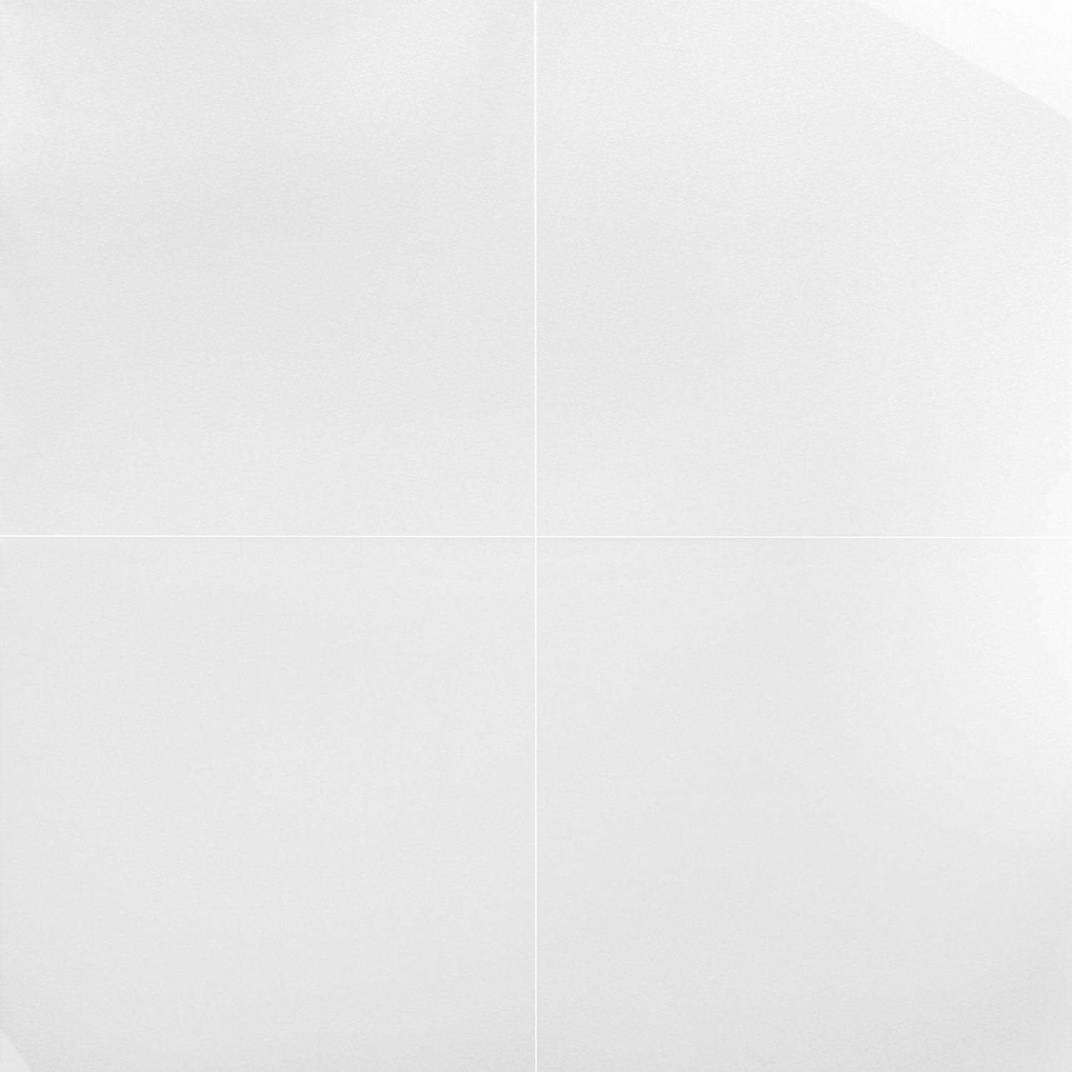 Ivy Hill Tile Lucid Nanoglass White Polished Porcelain Floor and Wall Tile - Zenithce