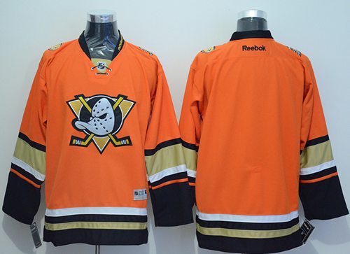 Ducks Blank Orange Alternate Stitched Jersey - Zenithce