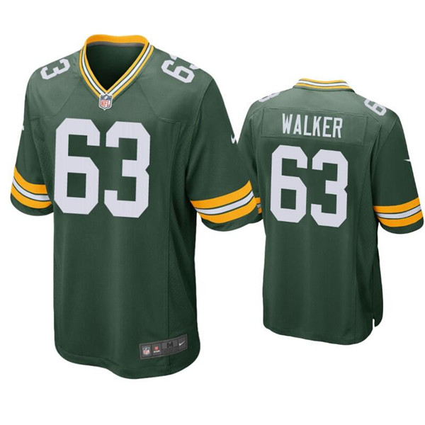 Green Bay Packers #63 Rasheed Walker Green Stitched Football Jersey - Zenithce