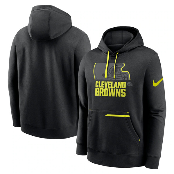 Cleveland Browns Black Volt Pullover Hoodie - Zenithce