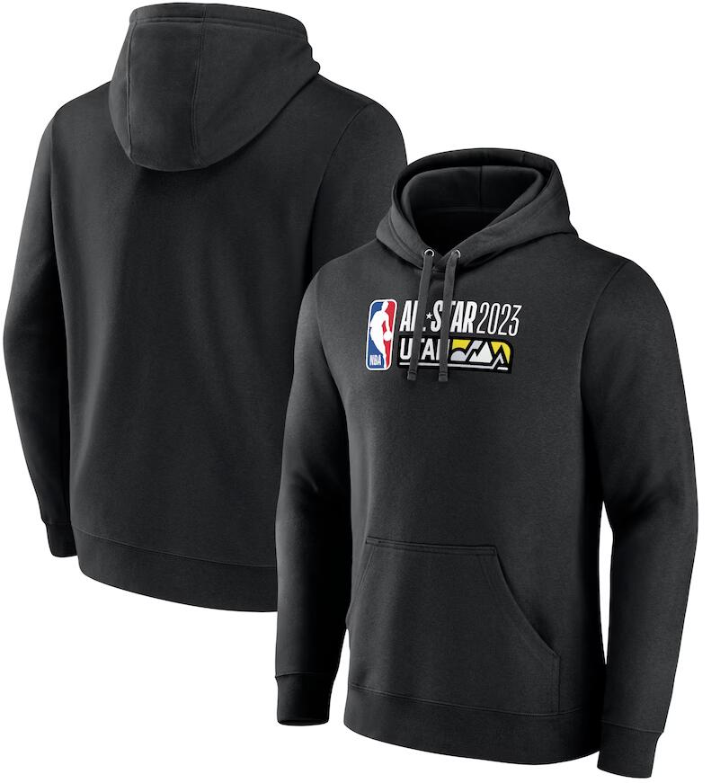 Black 2023 All-Star Game Official Logo Pullover Hoodie - Zenithce