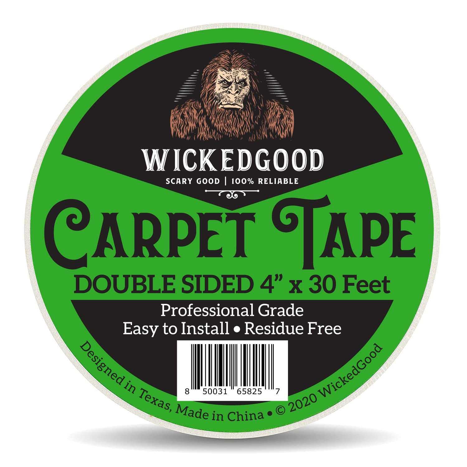 WickedGood Carpet Tape with Liner Double Sided Multi-Purpose Rug Tape - Zenithce