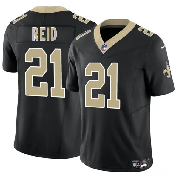 New Orleans Saints #21 Justin Reid Black 2025 F.U.S.E. Vapor Limited Stitched Jersey - Zenithce