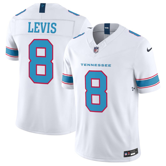 Tennessee Titans #8 Will Levis White 2026 F.U.S.E. Vapor Limited Stitched Jersey - Zenithce