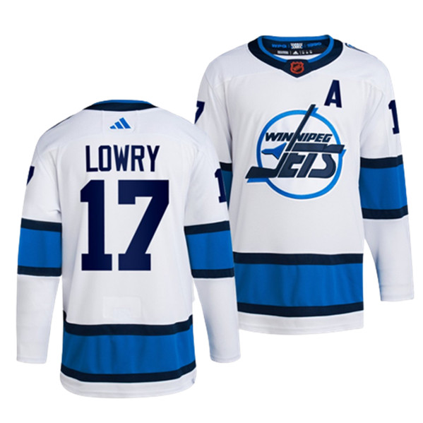 Winnipeg Jets #17 Adam Lowry White 2022-23 Reverse Retro Stitched Jersey - Zenithce