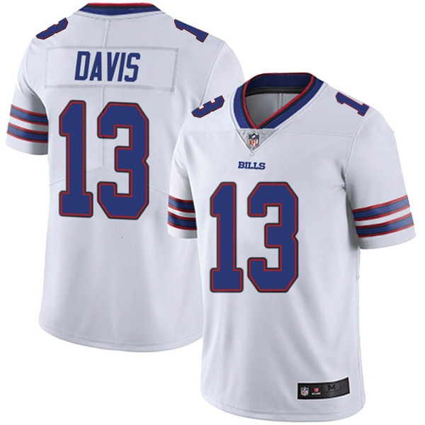 Buffalo Bills #13 Gabriel Davis White Vapor Untouchable Limited Stitched Jersey - Zenithce