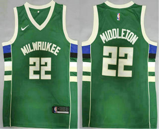 Milwaukee Bucks #20 Khris Middleton Green 2021 Swingman Stitched Jersey - Zenithce