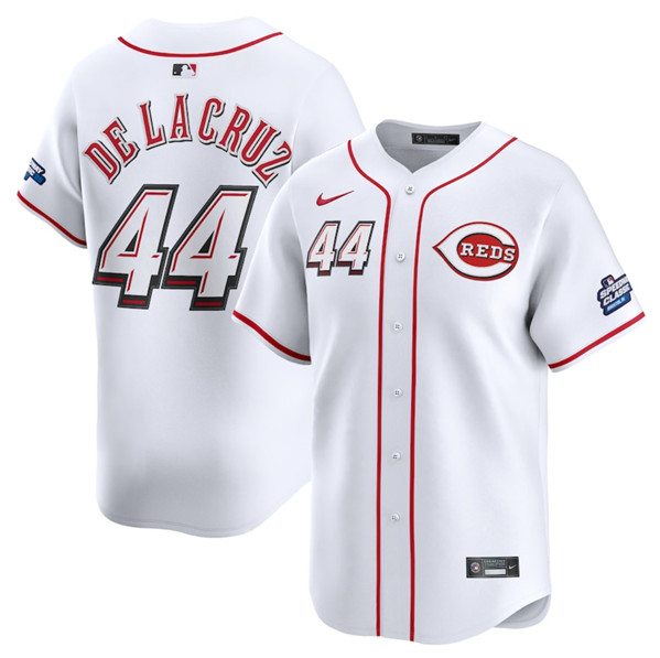 Cincinnati Reds #44 Elly De La Cruz White 2025 Speedway Classic Home Limited Stitched Jersey - Zenithce