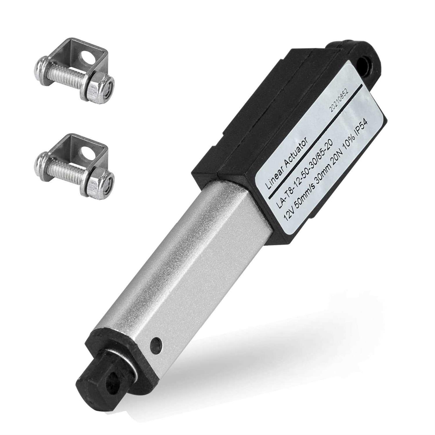 DC HOUSE Mini Electric Linear Actuator Stroke Force 4.5 lbs–12V - Zenithce